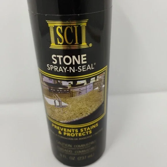 SCI Stone Spray N Seal Sealer 8 oz Spray Bottle Granite Marble Grout Protection - Picture 2 of 7